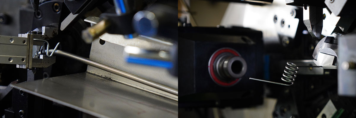 バネ製造シーン