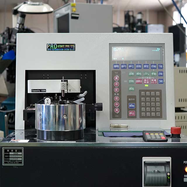 自動トーションばね試験機